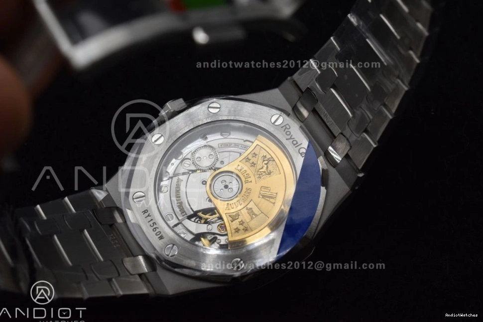 SA3120 1030 Dial Royal Best 37mm Gray SS on 1:1 Textured SS Bracelet Oak Edition Clone Super 15450 MultiPurpose ZF 0910